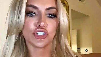 lindsey pelas is a beautiful, blonde woman who likes to be n...